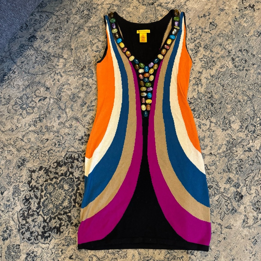 Catherine Malandrino Beaded Cashmere Garment